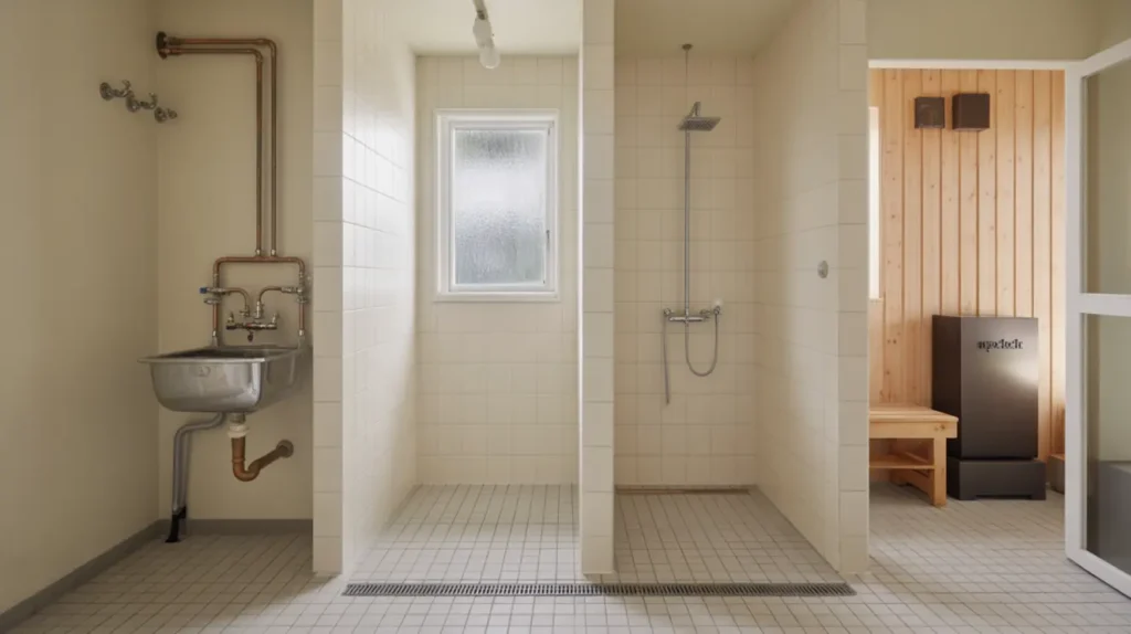 helrenovering av badrum wc tv ttstuga och bastu i eriksberg hisingen